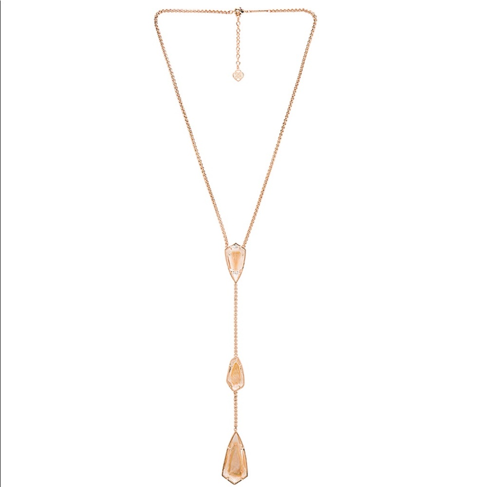 Kendra Scott Rose Gold Charlotte Ynecklace RARE